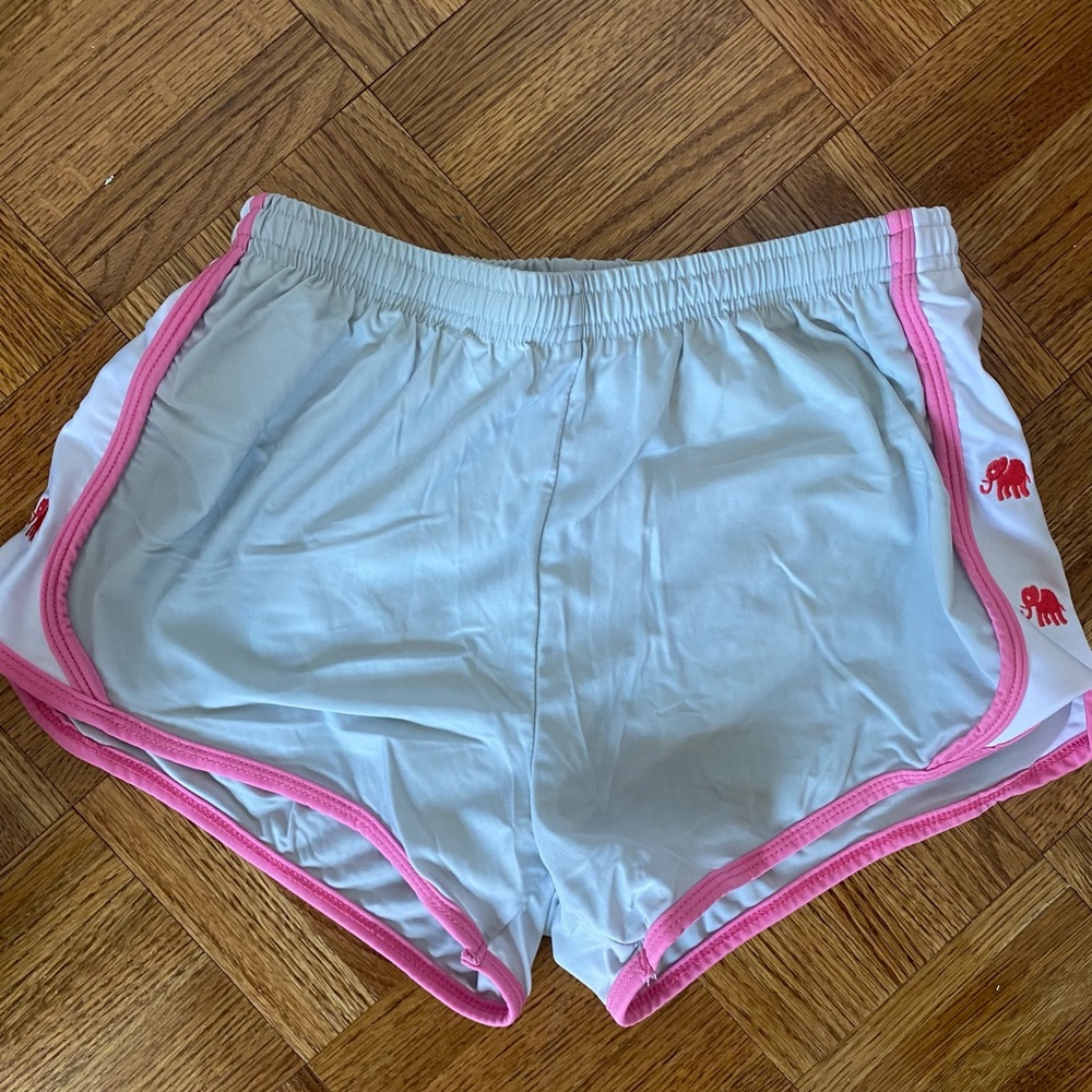 Krass & Co Embroidered Shorts- Elephants